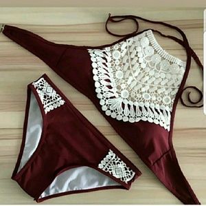 New Lace Crochet Bikini